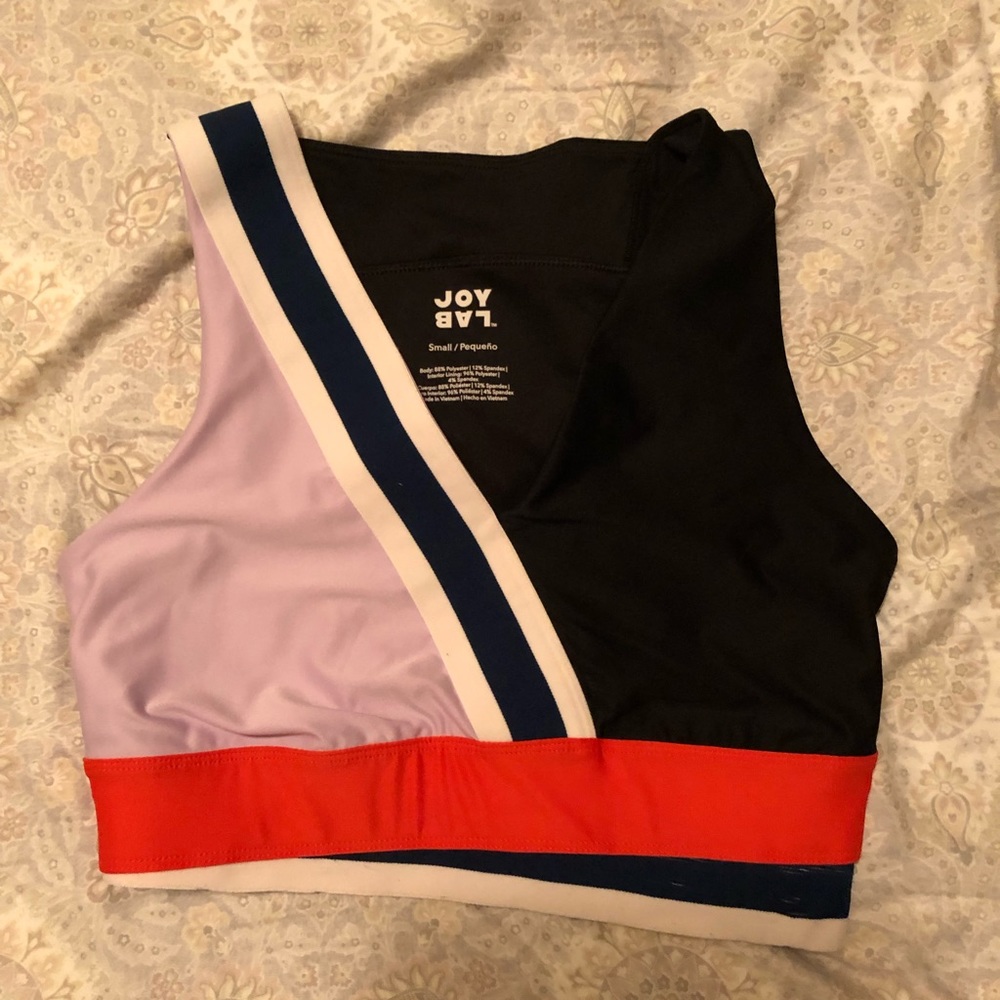Crop sports bra